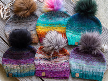 Load image into Gallery viewer, Mineral Fade Hat Fingering Weight Hat Pattern
