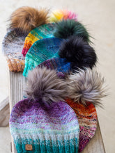 Load image into Gallery viewer, Mineral Fade Hat Fingering Weight Hat Pattern
