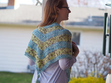 Load image into Gallery viewer, On the Way To Cape May Shawl Crochet Pattern DK or Sport Weight
