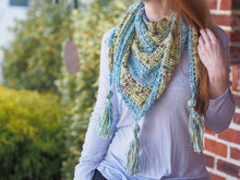 Load image into Gallery viewer, On the Way To Cape May Shawl Crochet Pattern DK or Sport Weight
