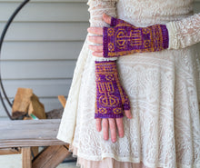 Load image into Gallery viewer, Rune Charm Mitts Pattern for fingering weight
