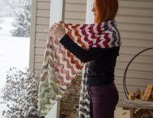 Load image into Gallery viewer, Sea Myths Stole Knitting Pattern Sock and Lace Weight

