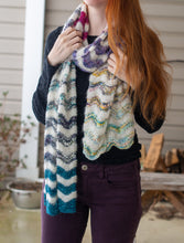 Load image into Gallery viewer, Sea Myths Stole Knitting Pattern Sock and Lace Weight
