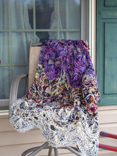 Load image into Gallery viewer, Shell Stitch Throw in Super Bulky Weight Hand Knitting Pattern
