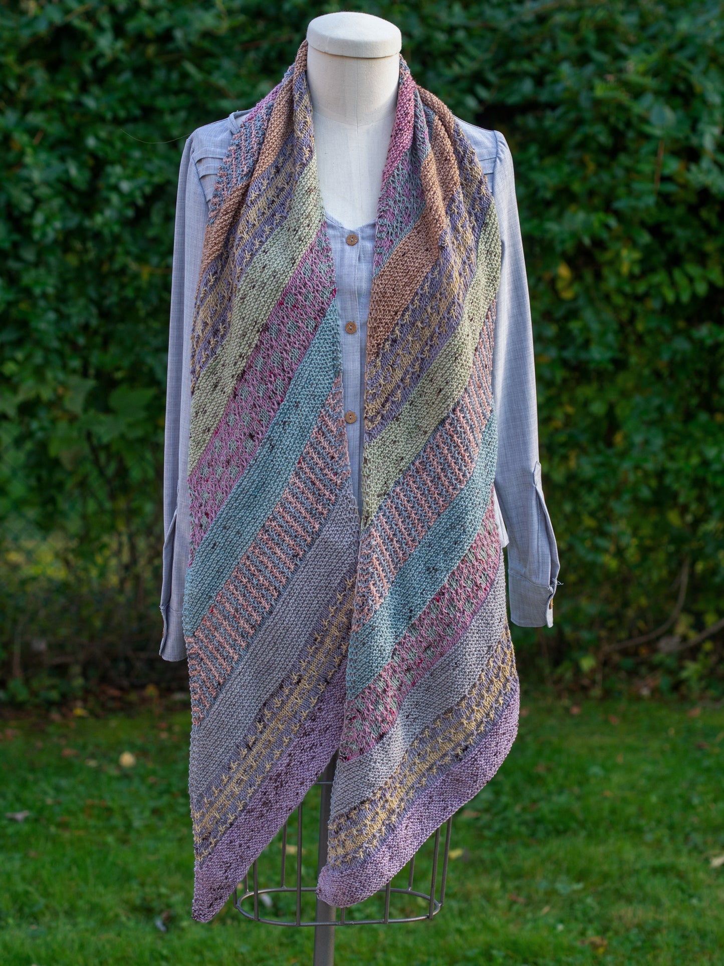 Victorian Winter Wonderland Scarf Fingering or DK Weight Knitting Pattern