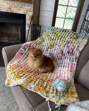 Load image into Gallery viewer, Waffle Stitch Throw Kit
