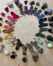 Load image into Gallery viewer, Yuletide Mini Sock Advent DK Weight Hand Knitting Pattern
